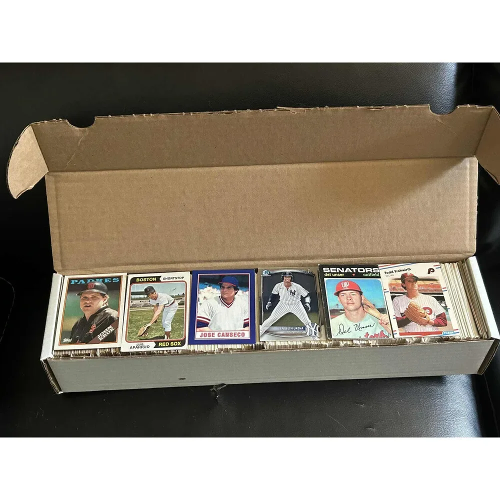 1000 Baseball Trading Card‎ Bulk Lot Bundle Box